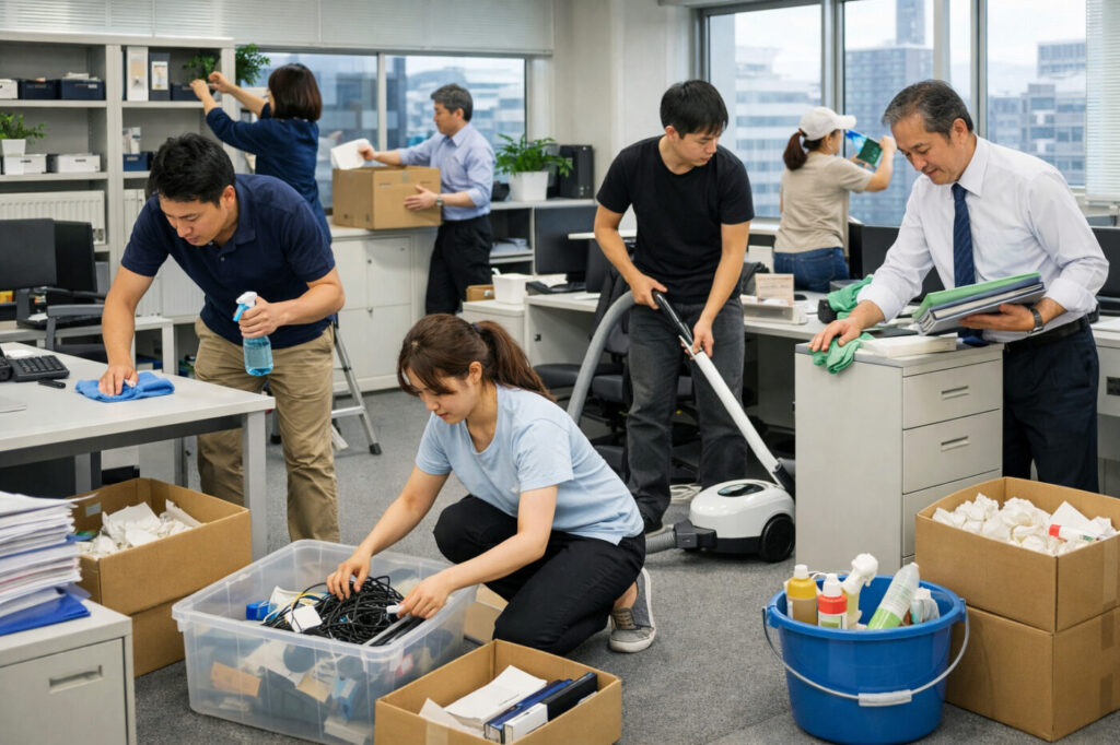 オフィスの大掃除